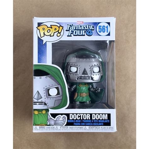 Funko Pop Marvel Fantastic Four Doctor Doom Dr Destino 561 Shopee Brasil