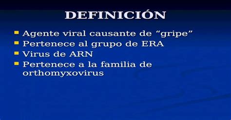 Definici N Agente Viral Causante De Gripe Agente Viral Causante De