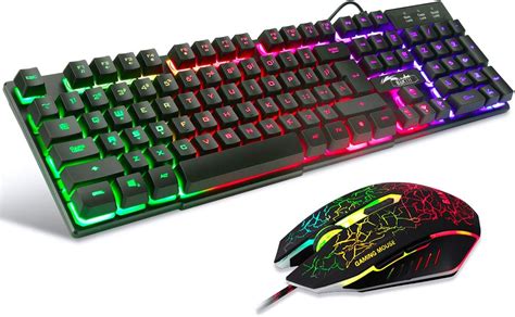 Jedel Gk100 Rgb Gaming Keyboard And Mouse Set Uk Computers