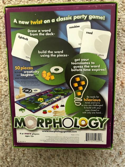 Morphology Game The Hilarious Guessing Game Creativity Wins Party Game