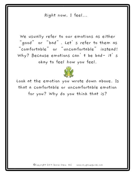 Printable Imago Therapy Worksheets