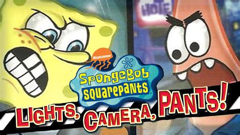 SpongeBob SquarePants Lights Camera Pants Ft RidersDX