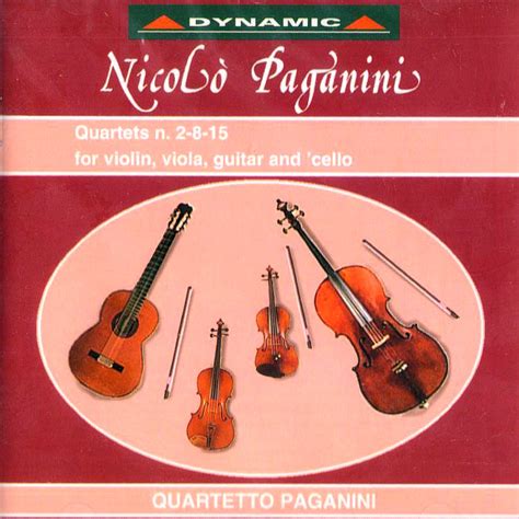 Klassik Musik Paganini Bruno Pignatacomplete Quartets Vol