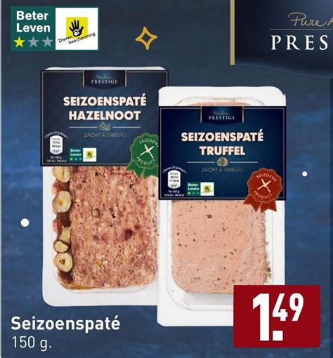 Seizoenspate 150g Aanbieding Bij ALDI