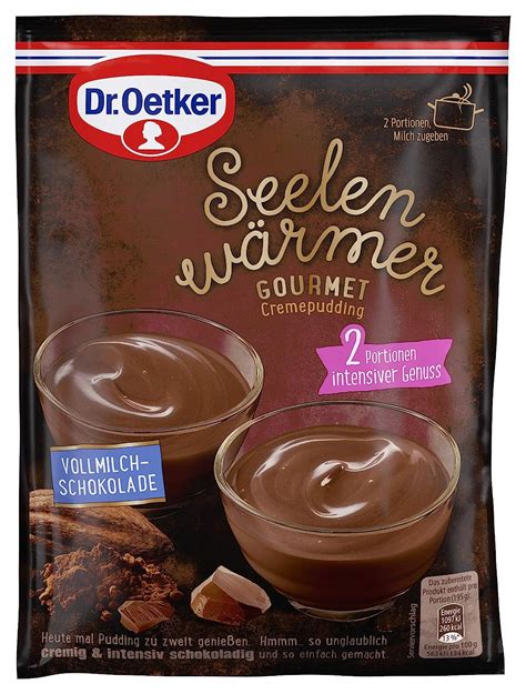 Dr Oetker Seelenwärmer Gourmet Cremepudding Vollmilch Schokolade 90 g