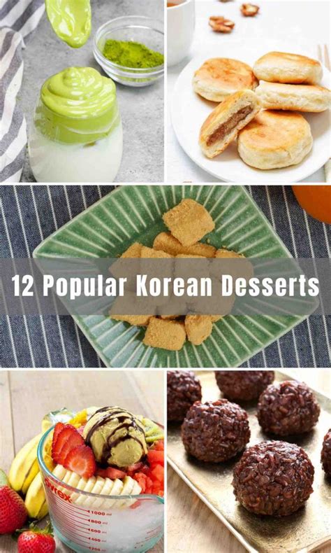 12 Popular Korean Desserts (Easy Korean Pastries and Sweets Recipes to ...