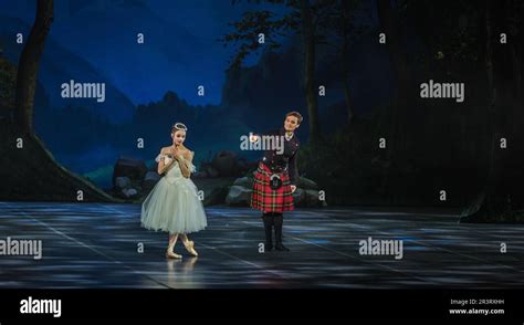 The Ballet La Sylphide Stock Photo Alamy