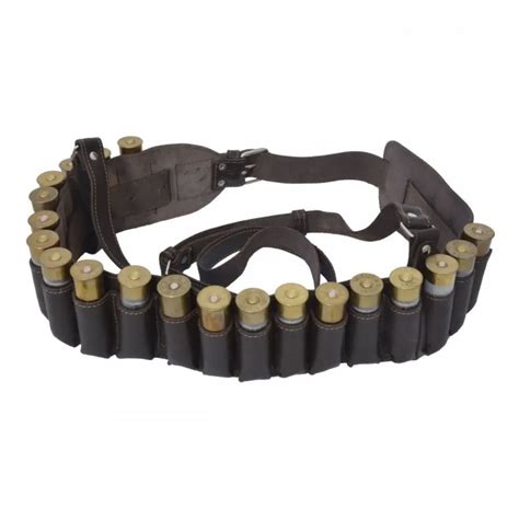 Genuine Leather Ammo Holder Belt 20 round - Gun Parts Europe Outdoor