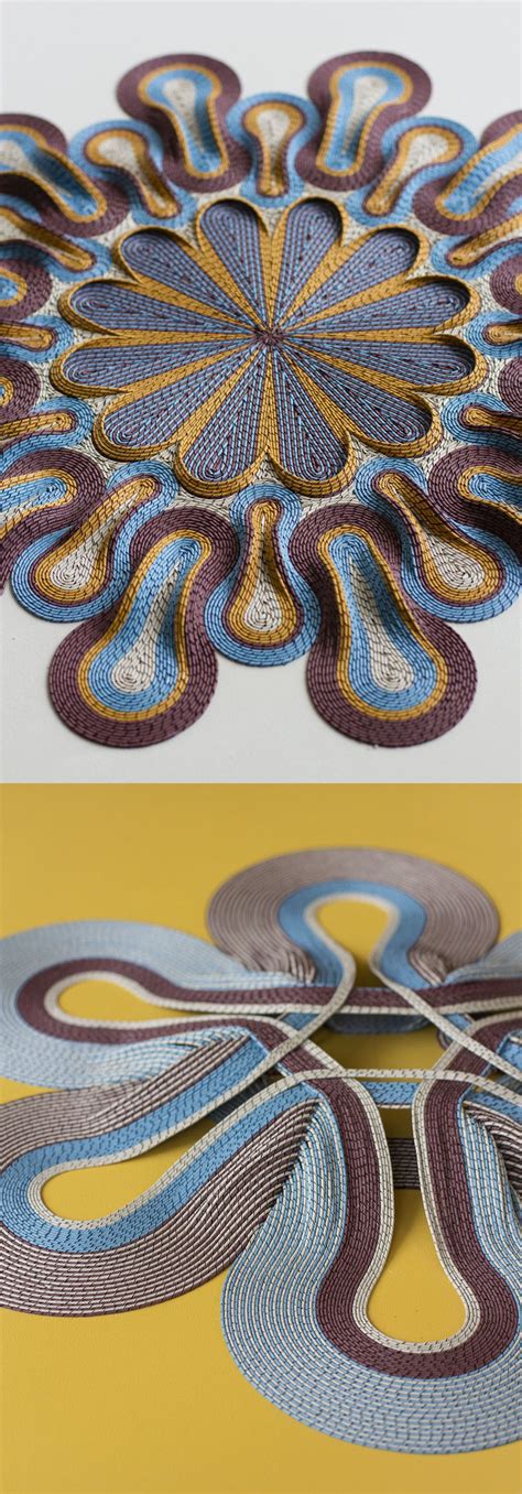 New Rolled Paper Tapestry Sculptures By Gunjan Aylawadi — Colossal