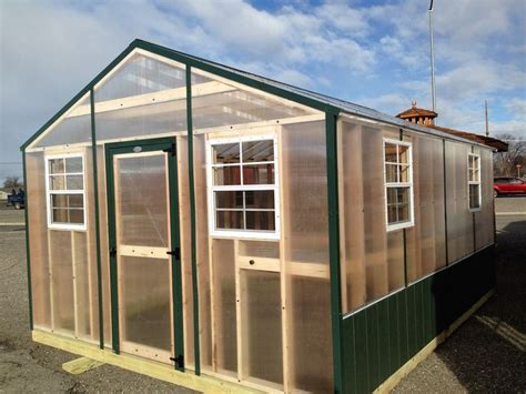 12x16 Greenhouse With Full Length Bench And Raised Bed Website