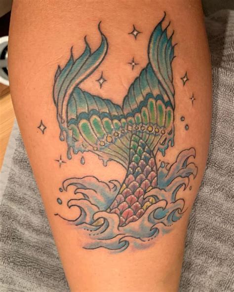 Mermaid Tail Tattoo Mermaid Tail Tattoo Tulip Tattoo Tattoos