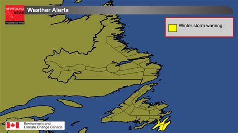 Winter storm barrelling toward the Avalon Peninsula