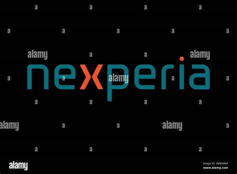 Nexperia, Logo, Black background Stock Photo - Alamy