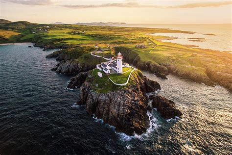 Fanad Lighthouse Ireland Digital Art By Marco Bottigelli Fine Art