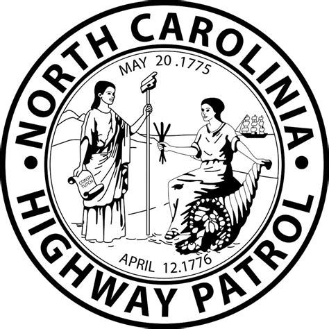 North Carolina Highway Patrol Round Patch, Vector File, Vector, Svg ...