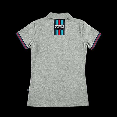 Porsche polo shirt Martini Racing Collection grey Porsche design WAP921 - woman