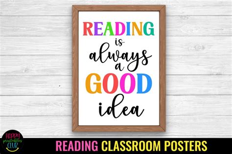 Reading Corner Posters I Reading Classroom Posters Printable