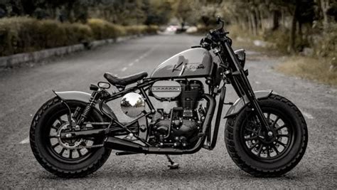 This Beautiful Handbuilt Bobber Is A Royal Enfield Thunderbird 350 Underneath Ht Auto