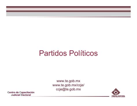 Partidos Políticos