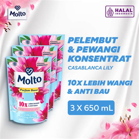 Jual Molto Pelembut Pewangi Pakaian Softener Konsentrat Parfum Boost