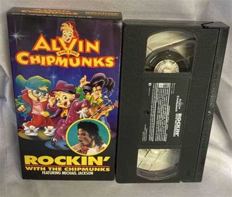 Alvin And The Chipmunks Rockin With The Video Cartoon Vhs Michael