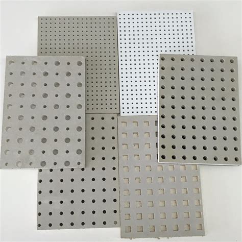 Soundproofing 12mm Perforated Gypsum Ceiling Panels - Construction Material and Building Material