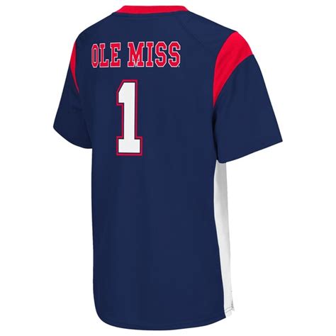 Ole Miss Rebels Colosseum Women's Football Jersey - Navy - Fanatics.com