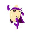 Garnet superhero cartoon funny character in cape Vector Image