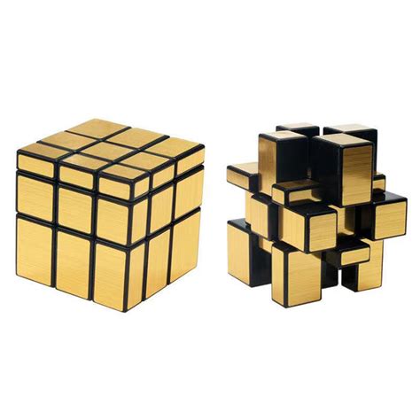 Buy ZY Wisdom QIYI Best Speed Mirror Cube 3x3 Magic Cube Gold Mirror