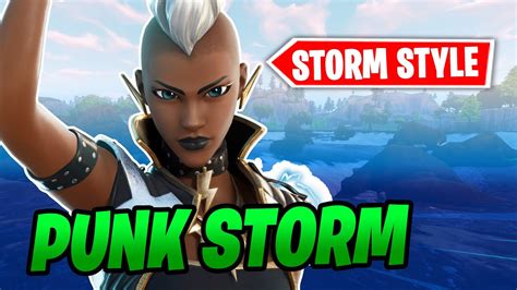 How To Unlock Storm Punk Style Skin Mohawk Storm Fortnite Chapter