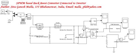 Inverter Connected Through Buck Boost Converter File Exchange