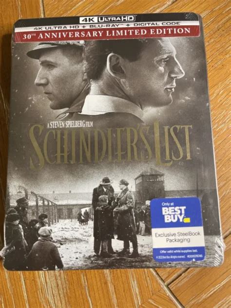 SCHINDLER S LISTE 30TH ANNIVERSARY LIMITIERTE EDITION 4K Ultra HD