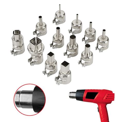 Aliexpress Buy 12Pcs Hot Air Gun Nozzle For 850 Hot Air Soldering