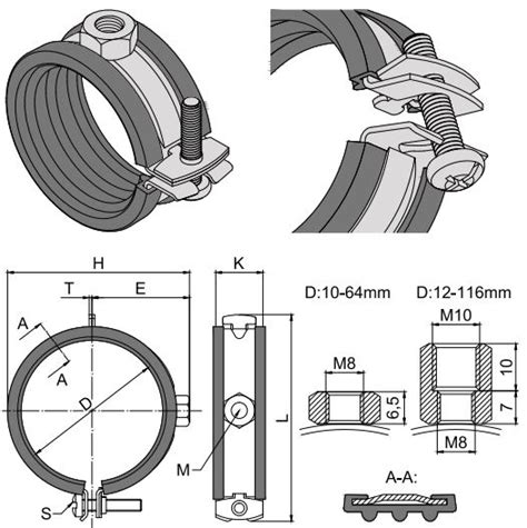 Rohrschellen F R Mm Mit Stockschrauben Gep