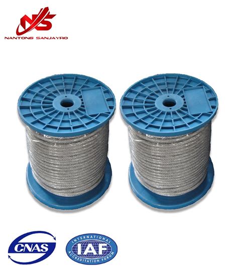 Galvanized Cable Steel Wire Rope X Fc Sc Small Plastic Reel China