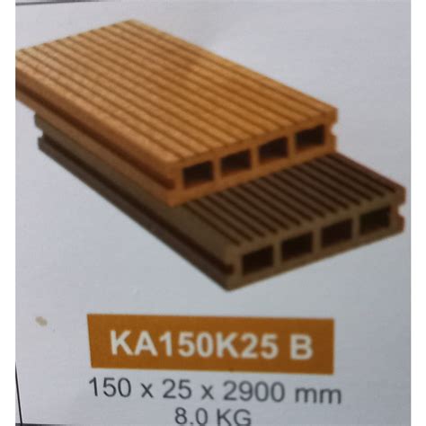 Jual Decking Kayu Wpc Lantai Outdoor Tipe Ka150k25 B Harga Perbatang