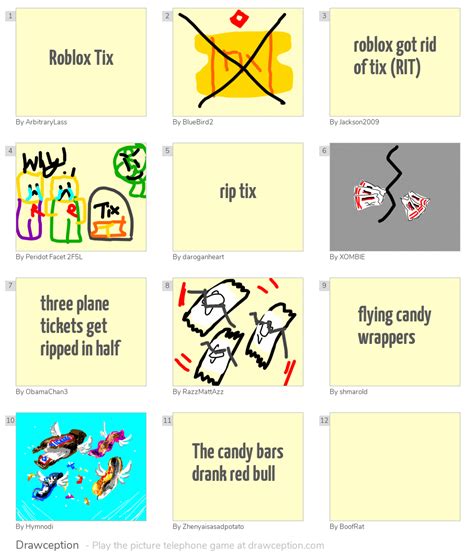 Roblox Tix Drawception