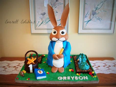 Peter Rabbit Birthday Cake By Everett Edibles Located In W Flickr