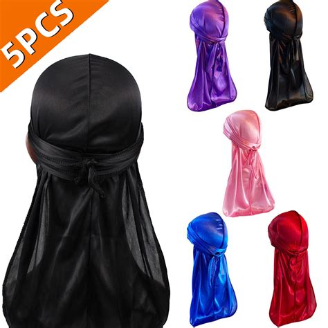 Yutnsbel Clearance Velvet Durag Cap For Men And Women Soft Velvet Durag