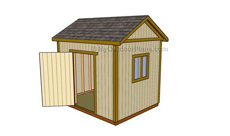 DIY Shed Door Plans | MyOutdoorPlans | Free Woodworking Plans and ...