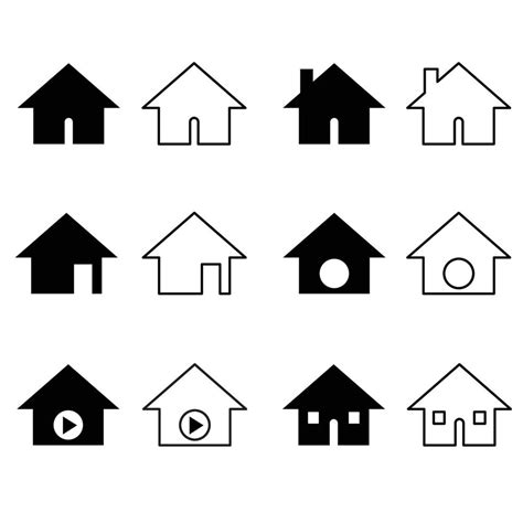 House Icon Vector Design 14867104 Vector Art At Vecteezy