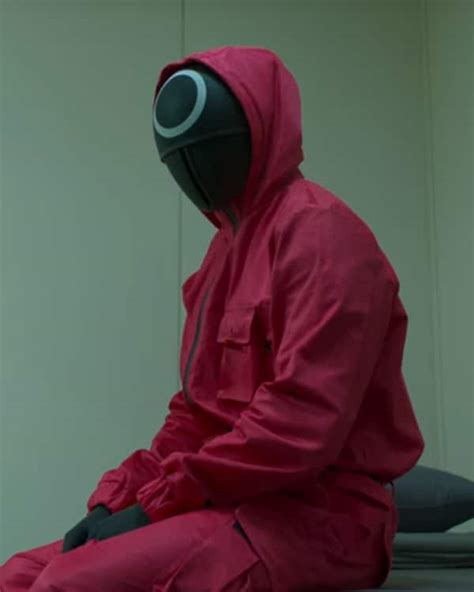 Squid Game Guard Jumpsuit Squid Game Pink Jumpsuit Movie Jackets