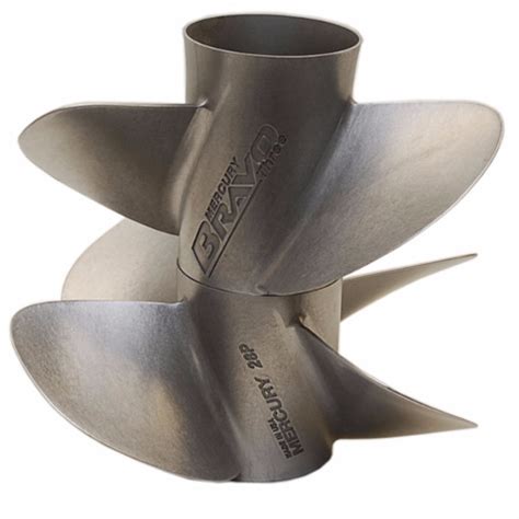 Mercury Bravo Iii Pitch Stainless Steel Boat Propeller Set Props