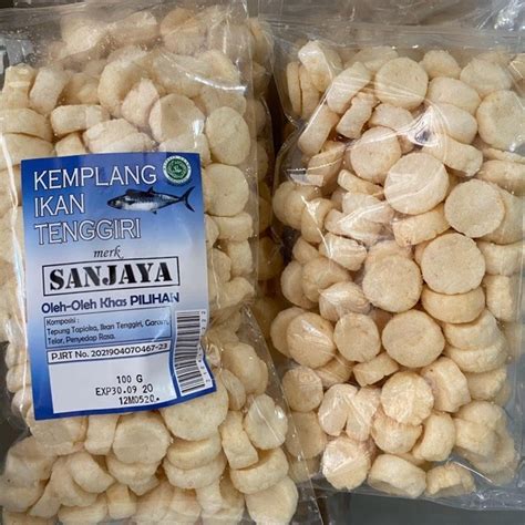 Jual Kerupuk Bangka Ikan Koin Kemplang Bangka Ikan Koin Cap Sanjaya