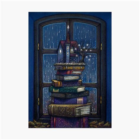 "Books castle" Photographic Print by illustore | Redbubble