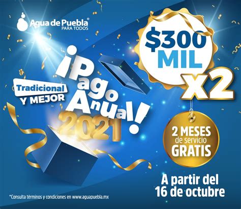 Agua De Puebla Inicia El Pago Anual Anticipado Sicom Noticias