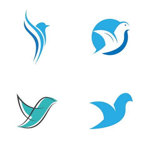 Bird simple logo design template 4314512 Vector Art at Vecteezy