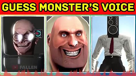 Guess Monster S Voice Heavy Toilet Zombie Skibidi Toilet Rtx