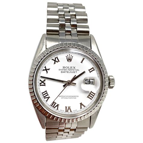 Rolex Datejust 36 Stainless Steel 16030 Wristwatch At 1stDibs