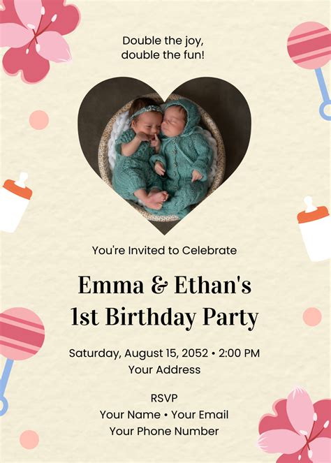 Free Birthday Invitation Templates, Editable and Printable